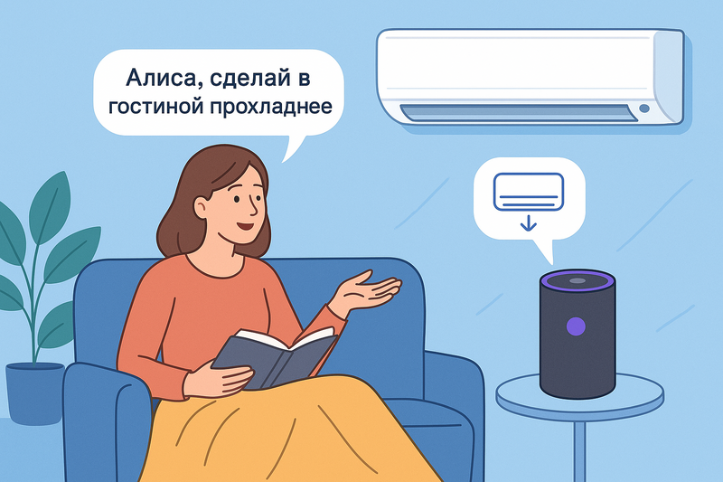 Умный дом начинается с голоса: как управлять кондиционером через Яндекс Алису