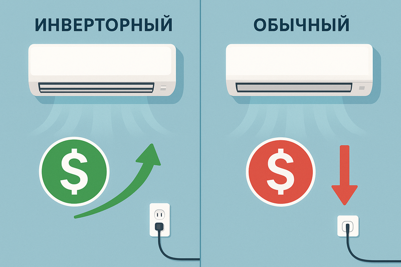 Инверторный или обычный кондиционер: что сэкономит вам деньги? Инверторный или обычный кондиционер: что сэкономит вам деньги?