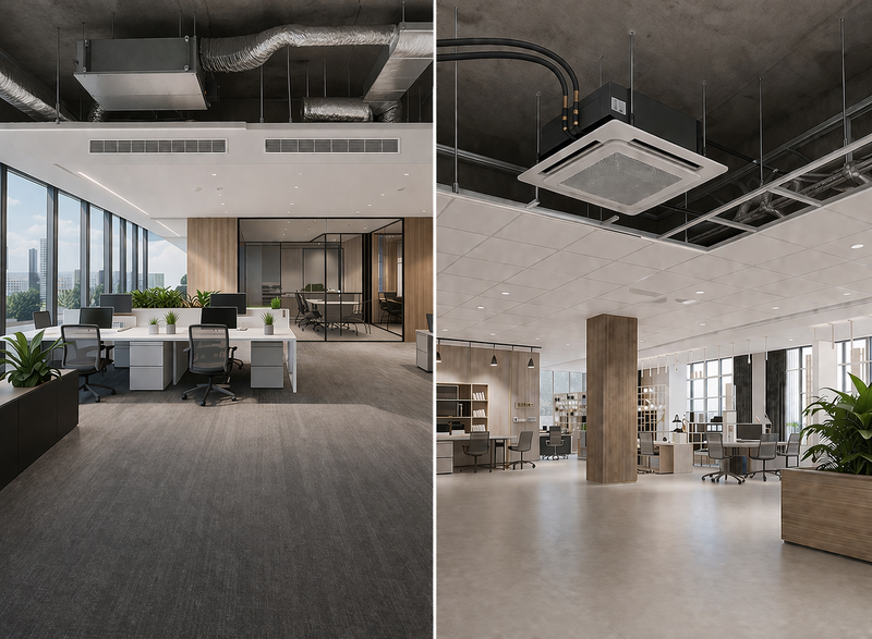 Канальный или кассетный кондиционер: что лучше для офиса, магазина или большой квартиры?